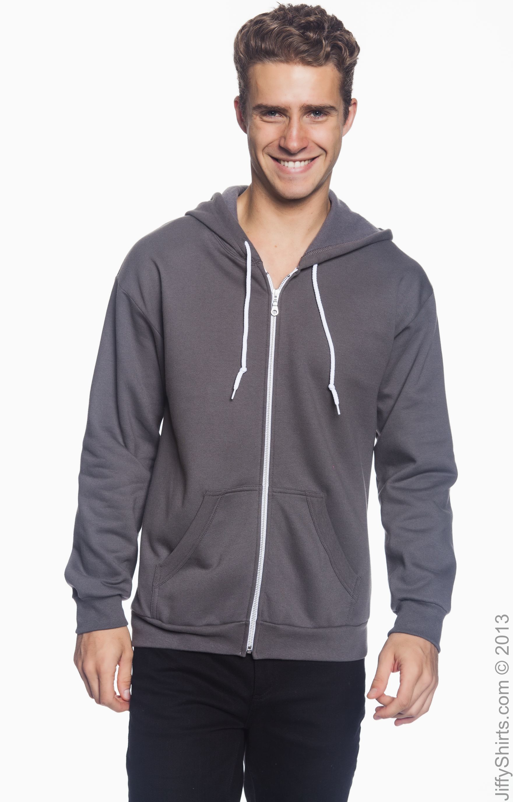 Anvil Full-Zip Hooded Sweatshirt 71600 S-3XL NEW 
